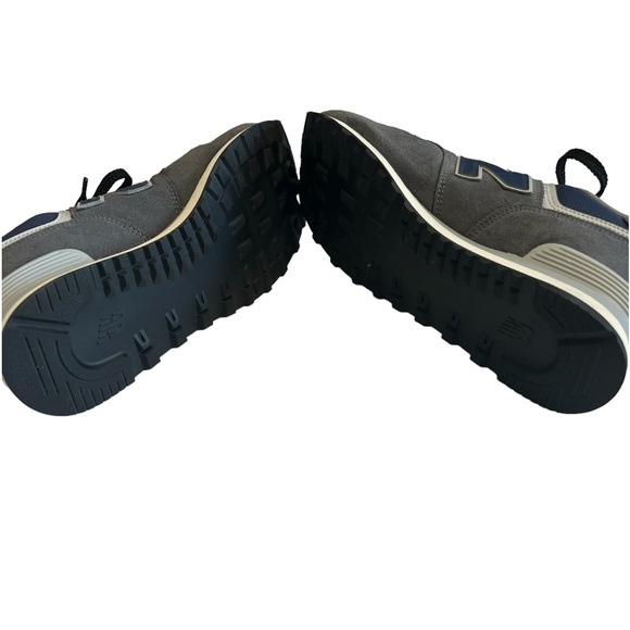 New Balance 574 Men’s Apollo Gray Navy Size 12 Sneaker - Picture 3 of 12